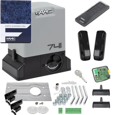 Zestaw FAAC 741 DELTA 3 FDS do 900KG - nowa droga radiowa